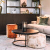 Angus round + Mops hocker